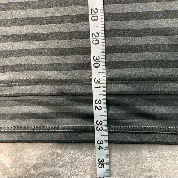 RLX Polo Ralph Lauren Golf Black Grey Striped Polo Shirt Men's Sz L Wicking - Picture 8 of 9